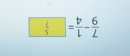  7/9 - 1/4 = 5/? 