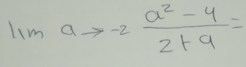 lim ato -2 (a^2-4)/2+9 =