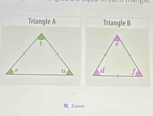 ange 
Triangle A Triangle B
Zoom