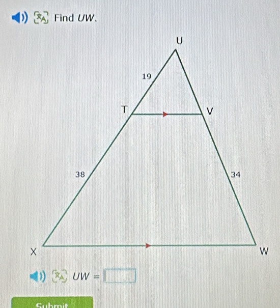 Find UW. 
D) □ U=□ 
Cuhmit