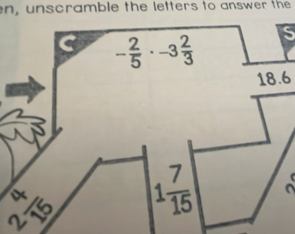 en, unscramble the letters to answer the