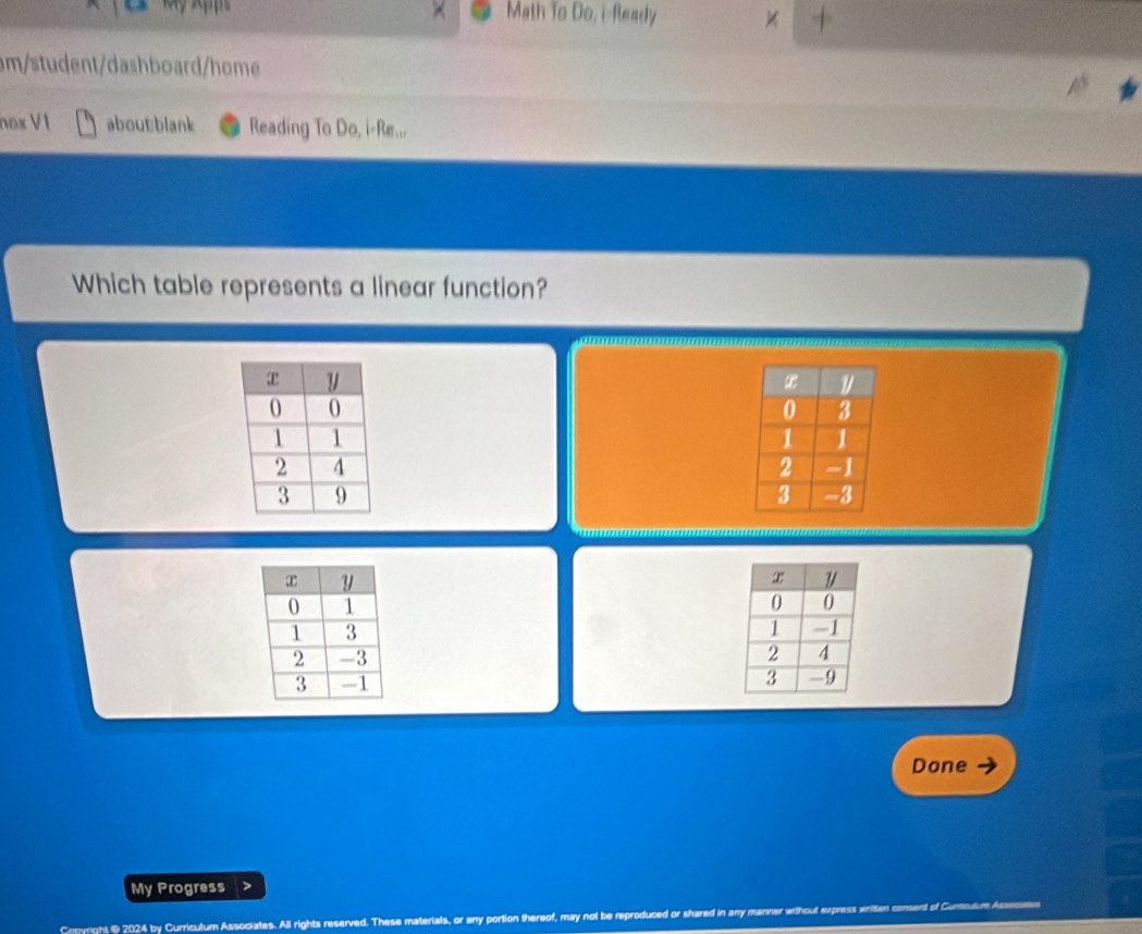 Solved: Math To Do, i-Ready + om/student/dashboard/home nox V1 about ...