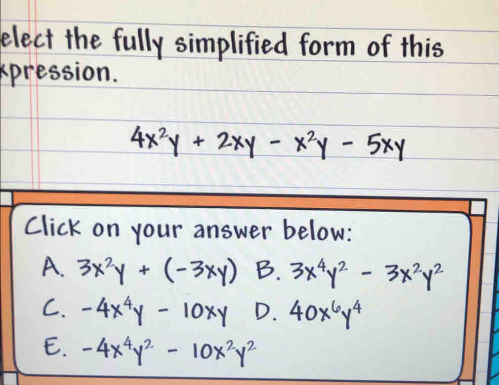 ly simplified form of this 
ion