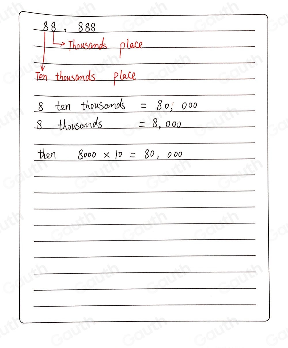 Solved: Which equation correctly compares the ten thousands place and ...