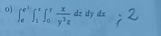 ∈t _e^((e^3))∈t _1^(z∈t _0^yfrac x)y^3zdz dy dx