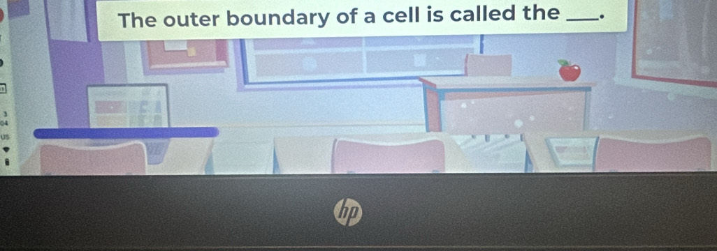 The outer boundary of a cell is called the _. 
US