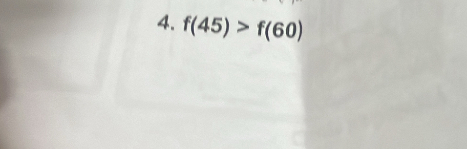 f(45)>f(60)