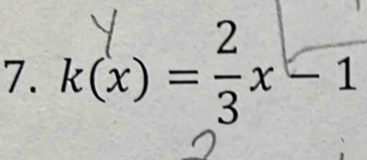 k(x)=3x-1