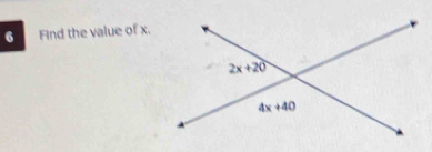 Find the value of x.