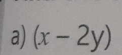 (x-2y)