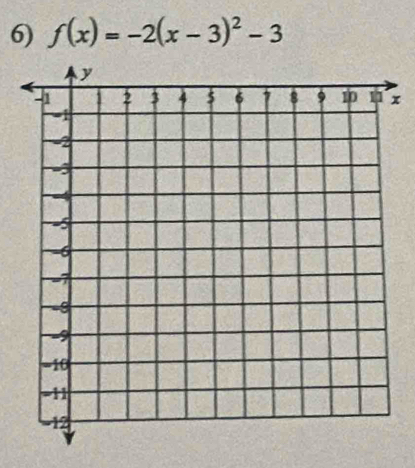 f(x)=-2(x-3)^2-3
x