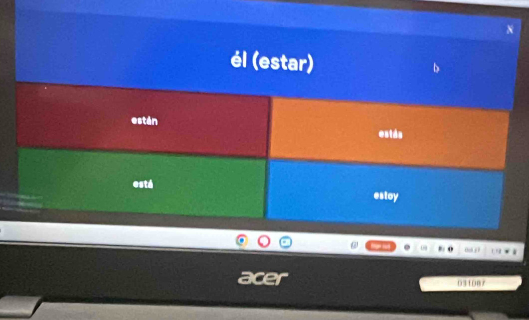 él (estar)
031087