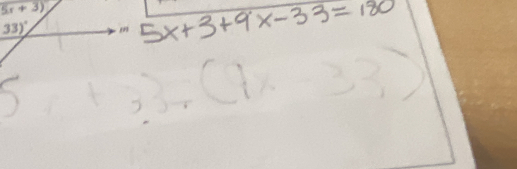 5x+3)
33)^circ . m