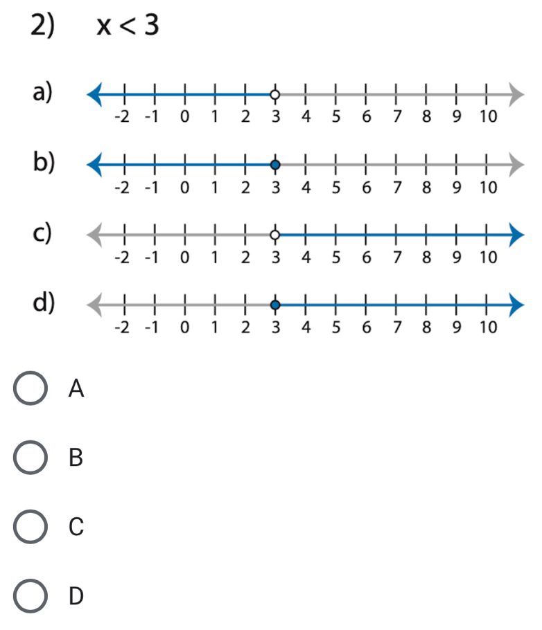 x<3</tex>
a
b
c
d
A
B
C
D