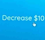 Decrease $10