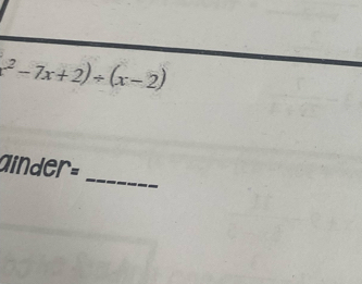 (x^2+2)/ (x-2) 
_ ainder=