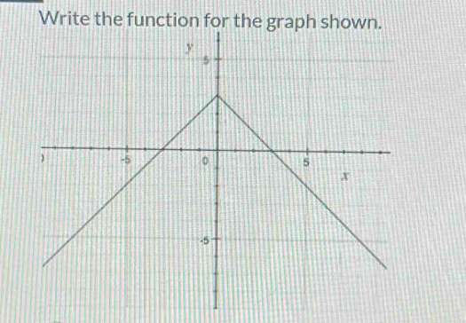 Write the functio