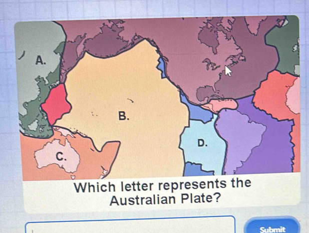 Australian Plate? 
Submit