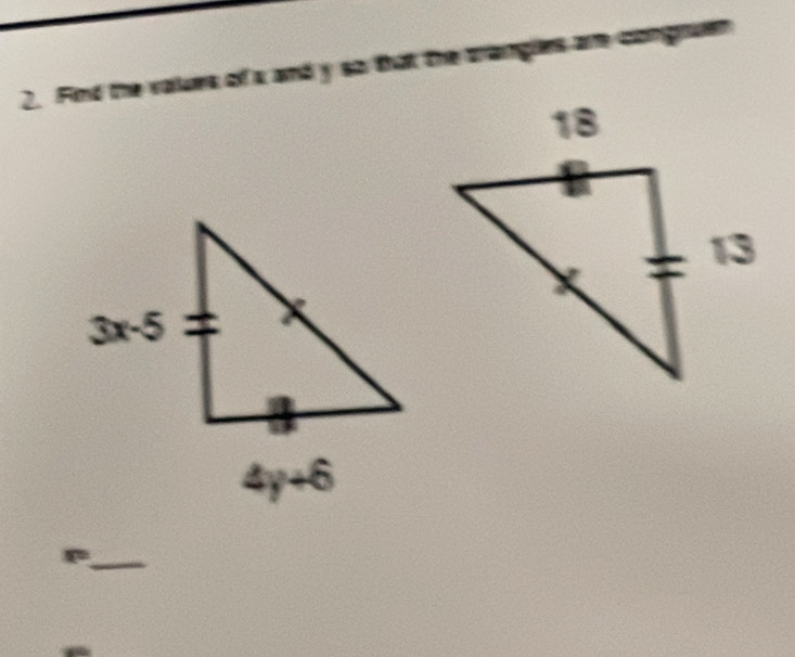 Find the values of a and y so that the a
_a