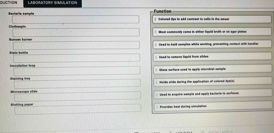 DUCTION LABORATORY SIMULATION