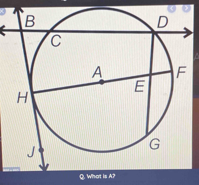 < 
<tex>a
Q. What is A?