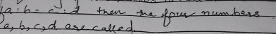 a :6=e^3:d I then me fou numbers
a, b, c, d ase called