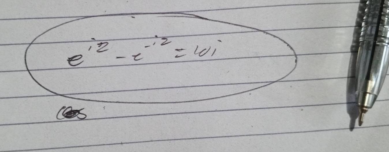 e^(i2)-e^(-i2)=wi