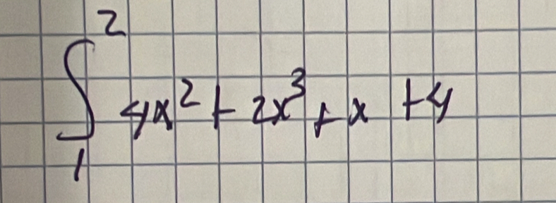 ∈t _1^(24x^2)+2x^3+x+4