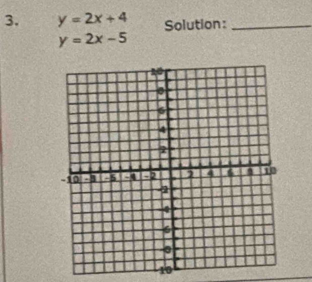 y=2x+4 Solution:_
y=2x-5