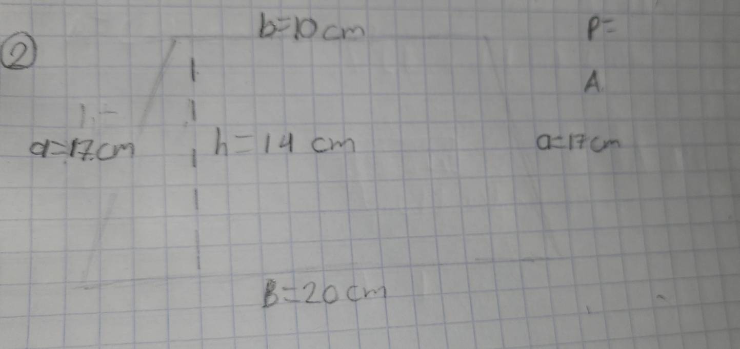 b=10cm
P=
2 
A
d=17cm h=14cm
a=17cm
B=20cm