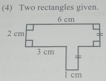 (4) Two rectangles given.