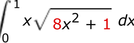 ∈t _0^(1xsqrt(8x^2)+1)dx