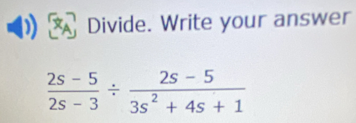 a Divide. Write your answer
a