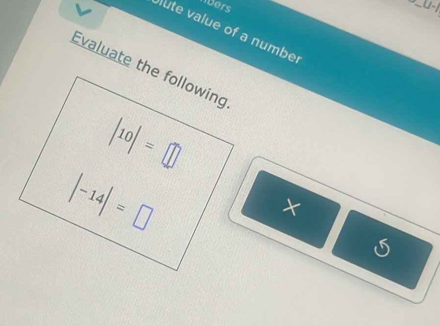 nbers
_
lute value of a numbe