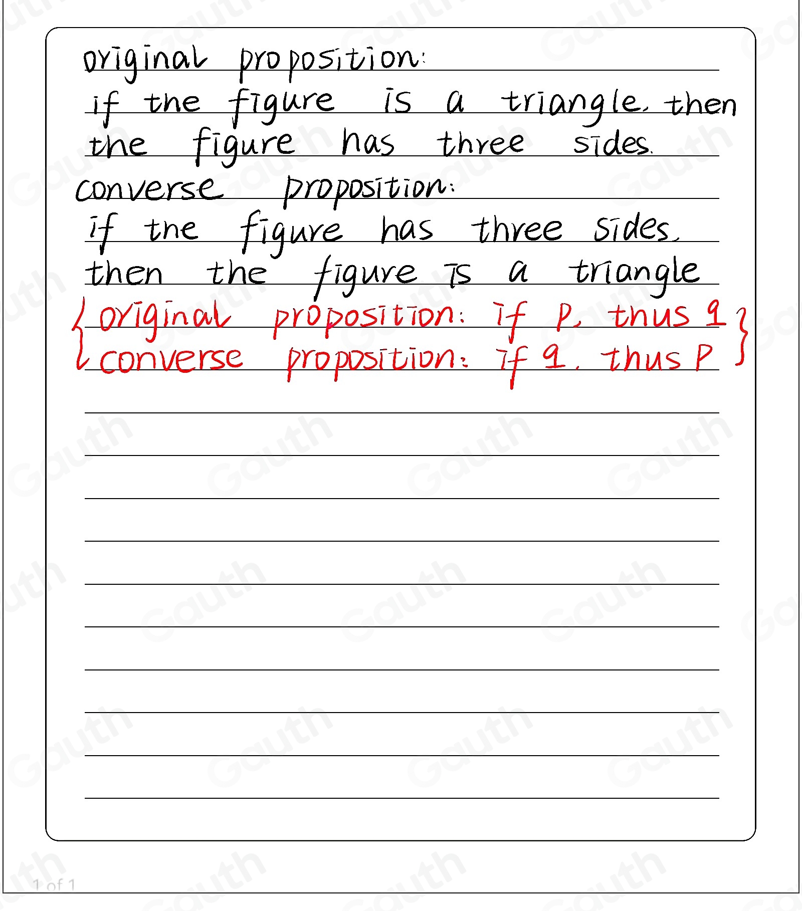 Solved: What is the converse of the following statement? 