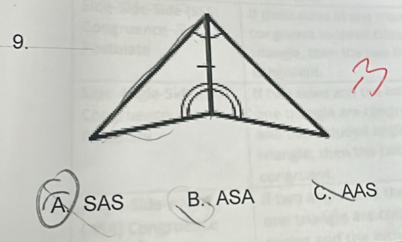 A SAS B. ASA
C.AAS