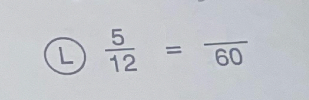  5/12 =frac 60