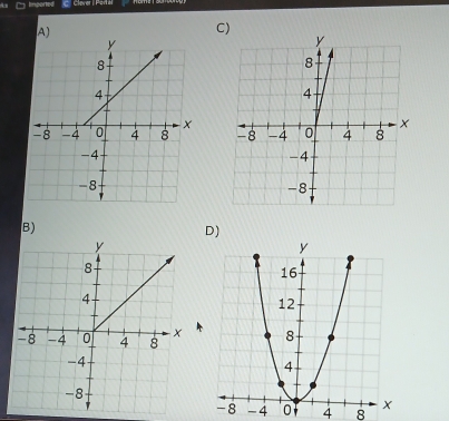 Clorer | Portal
A)
C)

B)
D)
-4 'of 4 8