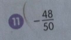 frac 1/2
11 - 48/50 