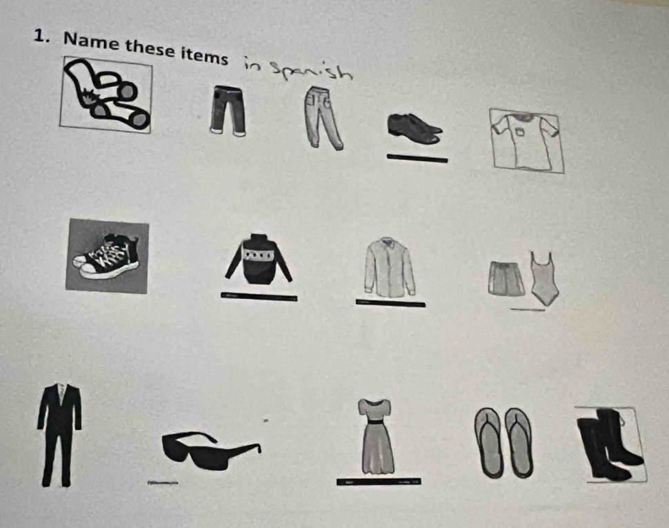 Name these items 
s