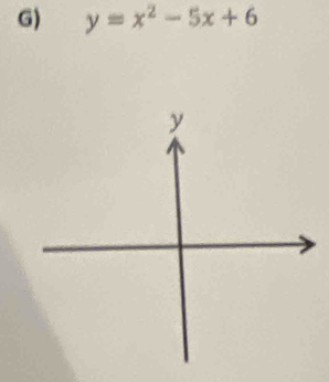 y=x^2-5x+6