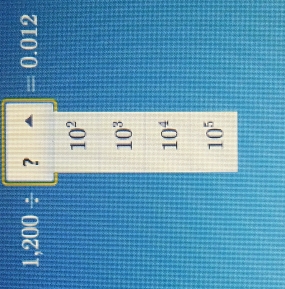 1,200/ ?^wedge =0.012
10^2
10^3
10^4
10^5