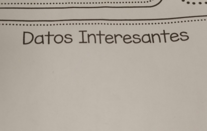 Datos Interesantes