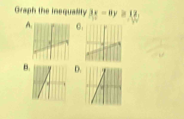 Graph the inequality 3x-8y≥ 12,
A_1
θ _1
D_1