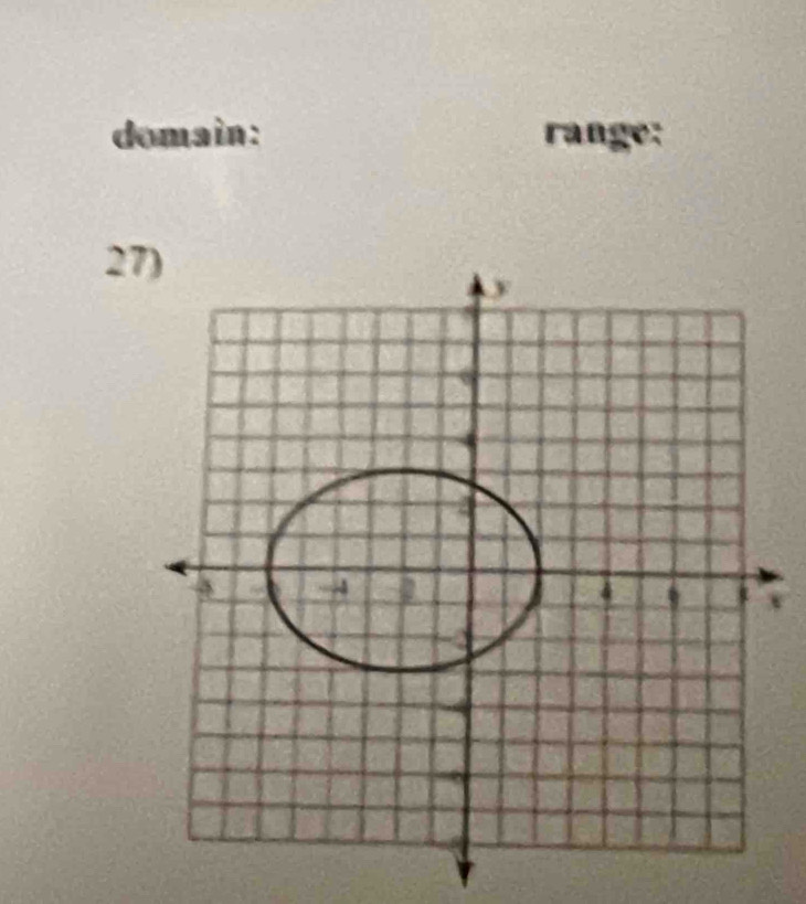 domain: range: 
27)
v