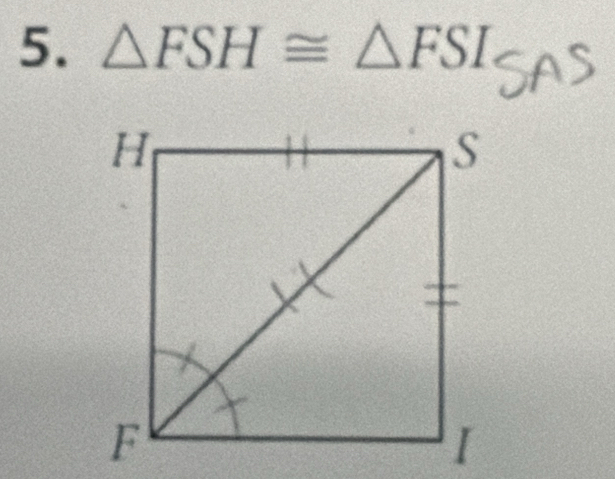 △ FSH≌ △ FSI