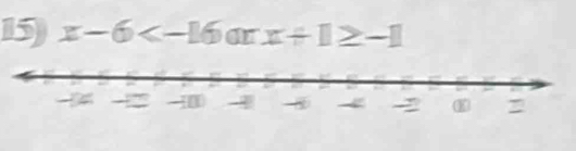 x-6 x+1≥ -1