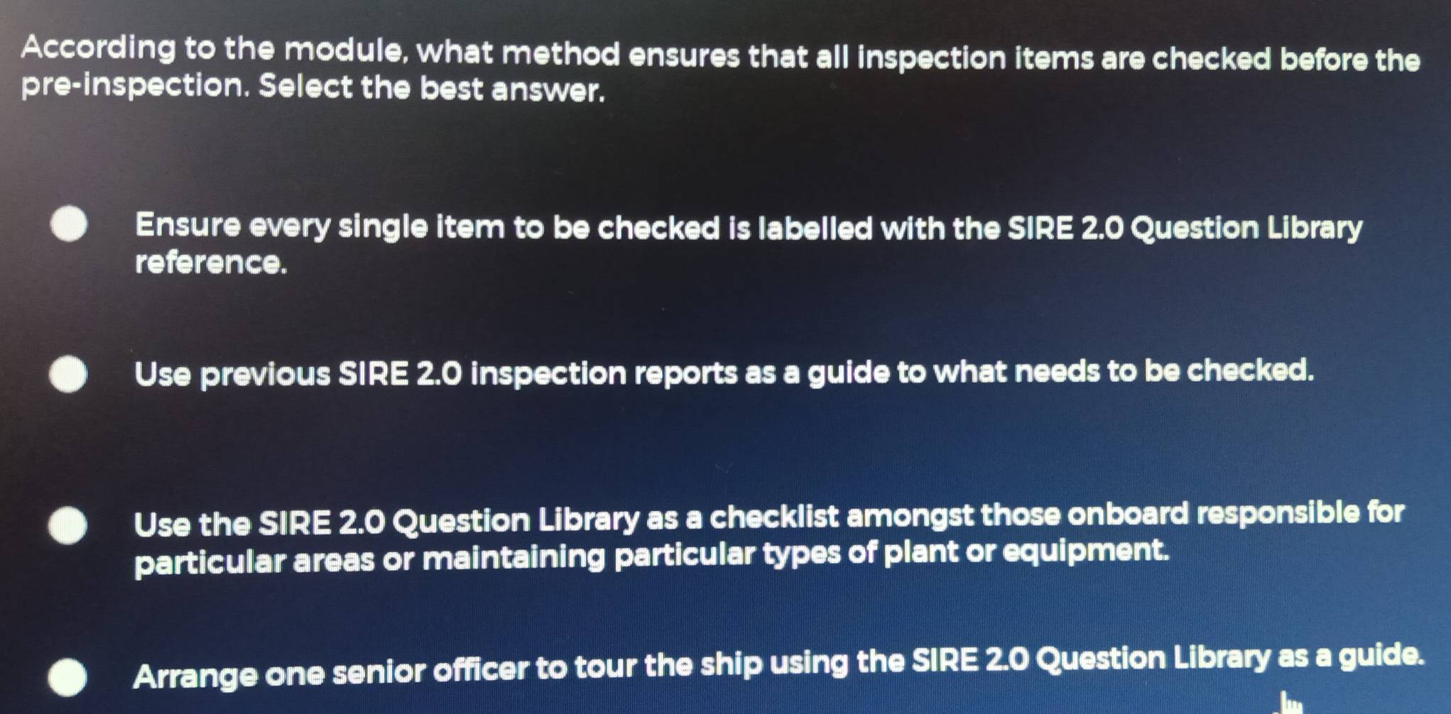 Solved: According to the module, what method ensures that all ...