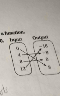 a function. 
0.