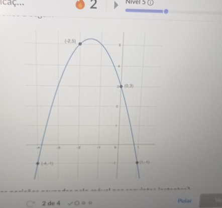 icaç... 2 Nivel 5 ①
7
2 de 4 Pular